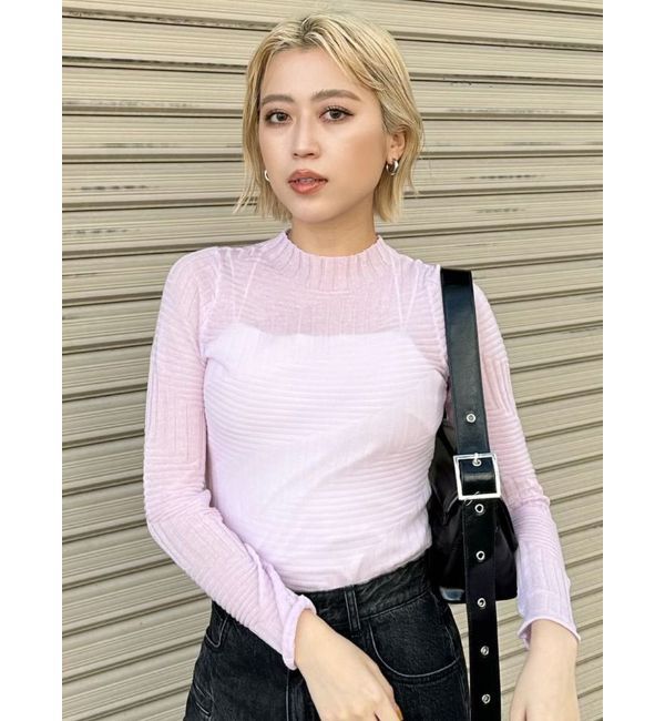 MURUA「ランダムパターンシアーニット」|ニット・セーター|