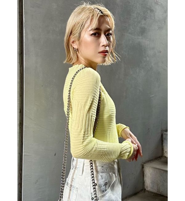 MURUA「ランダムパターンシアーニット」|ニット・セーター|