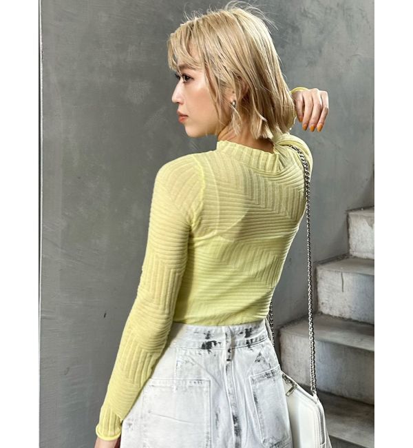 MURUA「ランダムパターンシアーニット」|ニット・セーター|