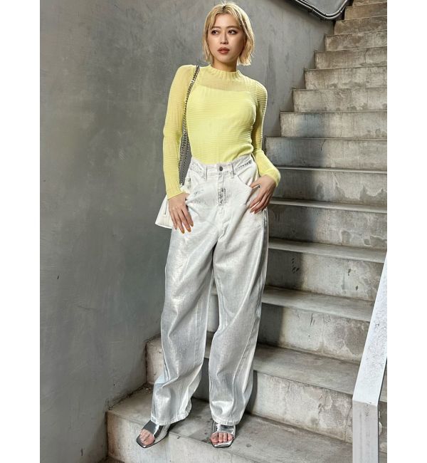 MURUA「ランダムパターンシアーニット」|ニット・セーター|