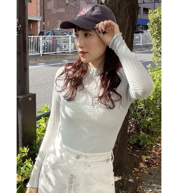 MURUA「ランダムパターンシアーニット」|ニット・セーター|