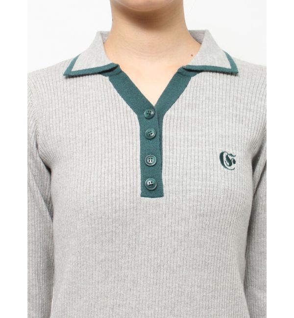 EVRIS「ワンポイントシャツミニニットワンピース」|ワンピース|