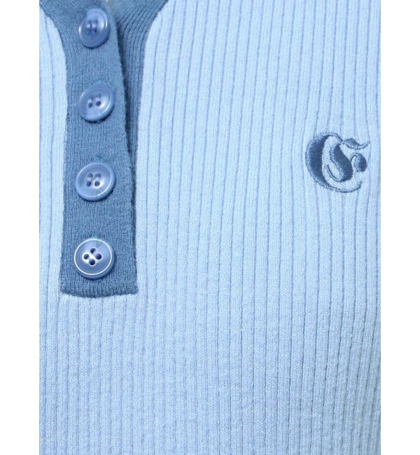 EVRIS「ワンポイントシャツミニニットワンピース」|ワンピース|