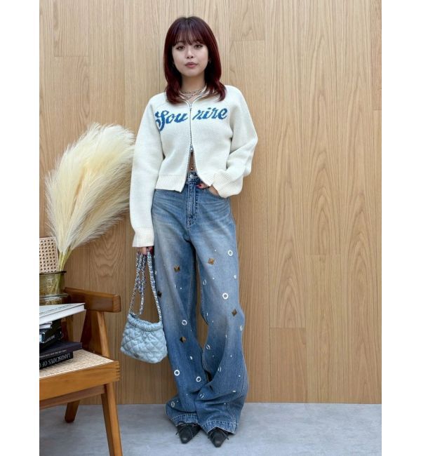 EVRIS「コンパクトジャガードニットトップス」|ニット・セーター|