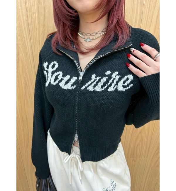 EVRIS「コンパクトジャガードニットトップス」|ニット・セーター|