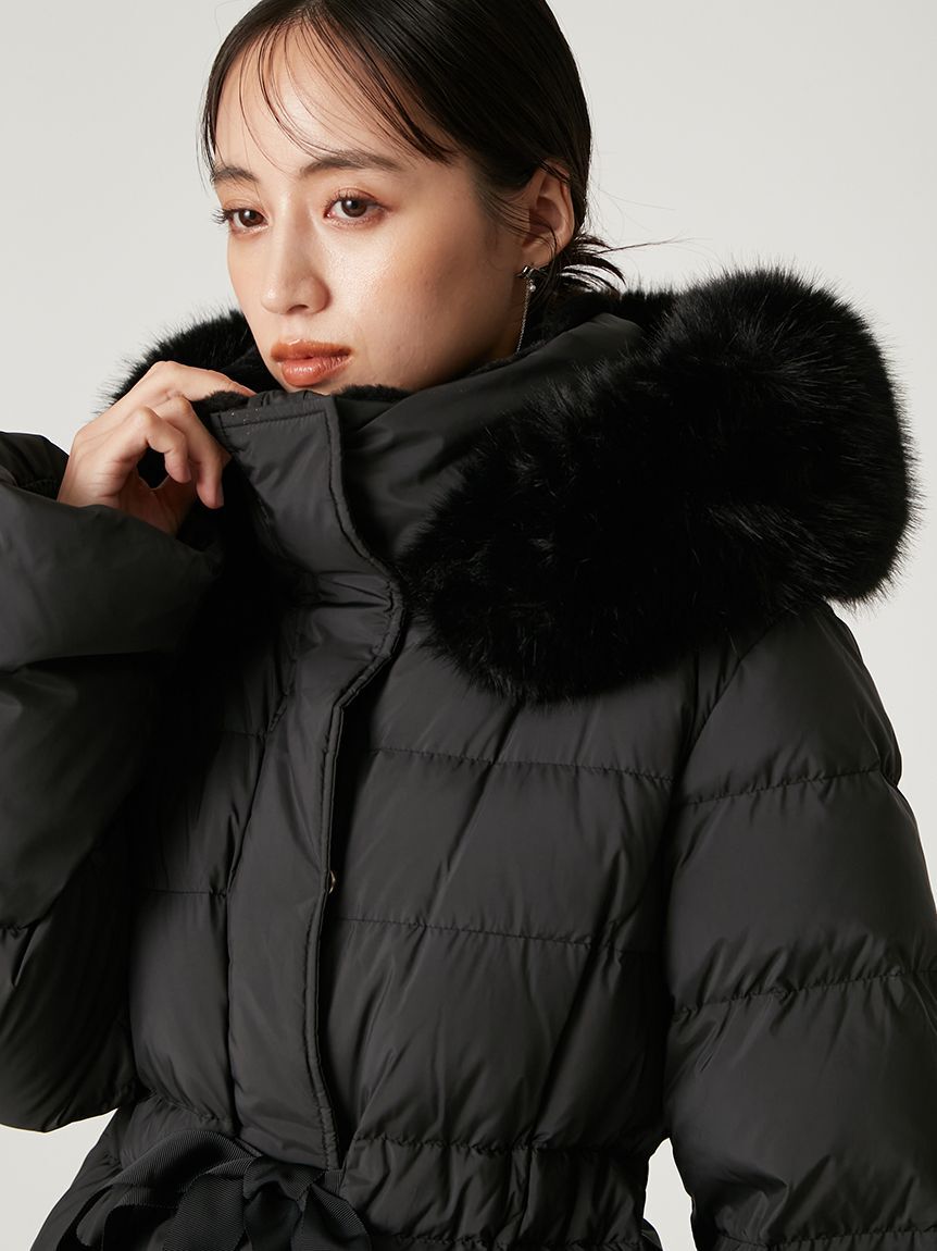 フードファーロングダウンコート（FRAY I.D）｜ルミネのファッション