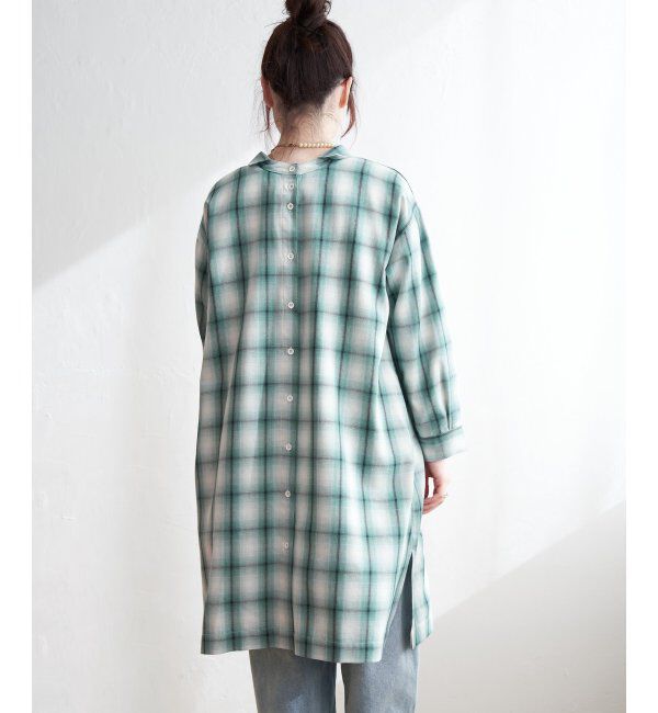 Lbc with Life「シャンブレーチェック3WAYワンピース」|ワンピース|