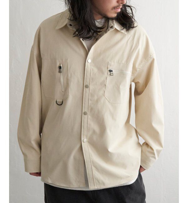 VENCE share style「ツイルオーバーサイズシャツ」|シャツ・ブラウス|オフホワイト