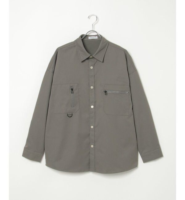 VENCE share style「ツイルオーバーサイズシャツ」|シャツ・ブラウス|