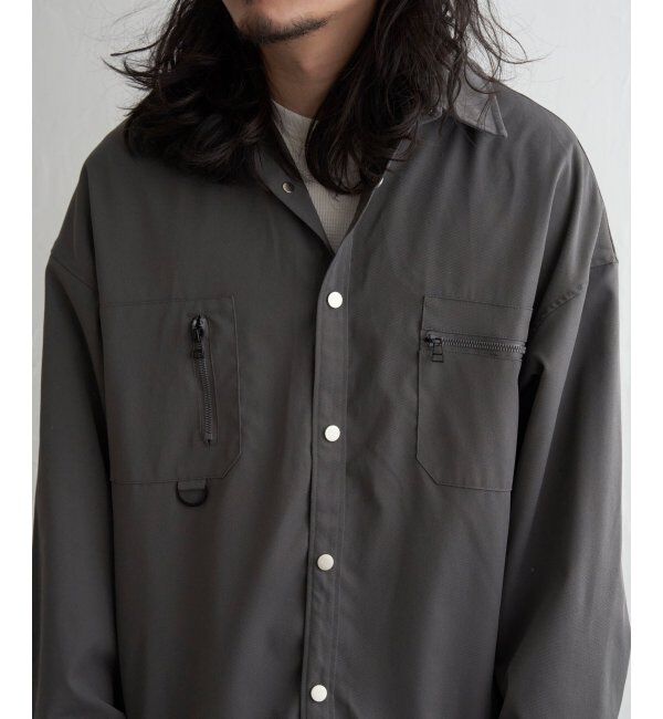 VENCE share style「ツイルオーバーサイズシャツ」|シャツ・ブラウス|