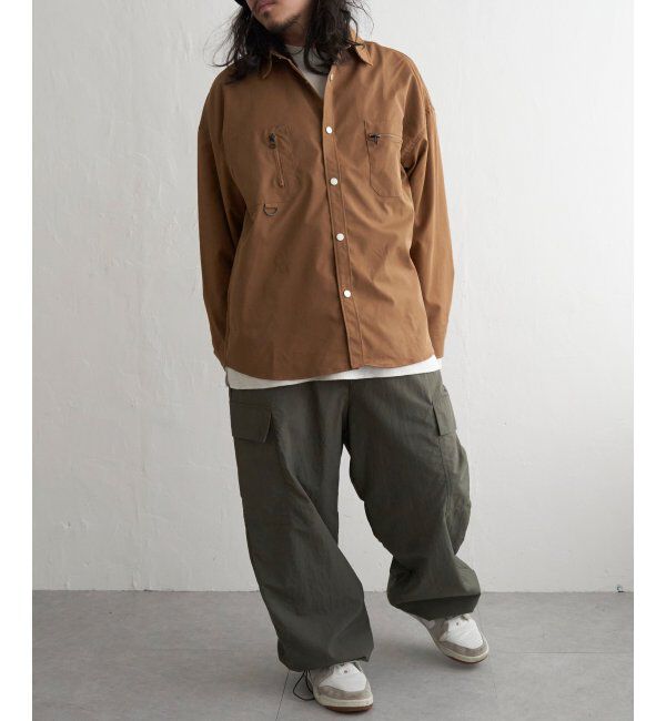 VENCE share style「ツイルオーバーサイズシャツ」|シャツ・ブラウス|