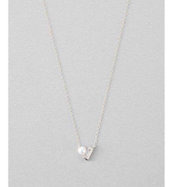 Jouete「[パールネックレス] ジルコニア」|ネックレス|プラチナム