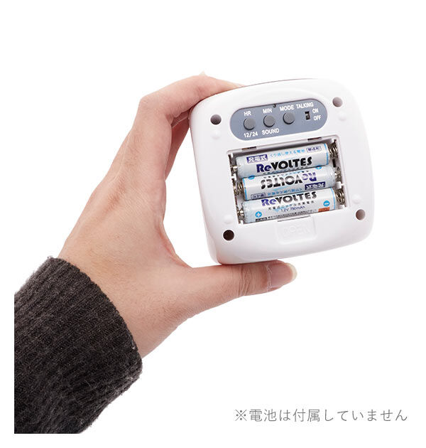 BACKYARD FAMILY「置き時計 おしゃれ デジタル 通販 置時計 夜も見える 時計 プロジェクター 光る ライト 音声」|クロック・置時計|