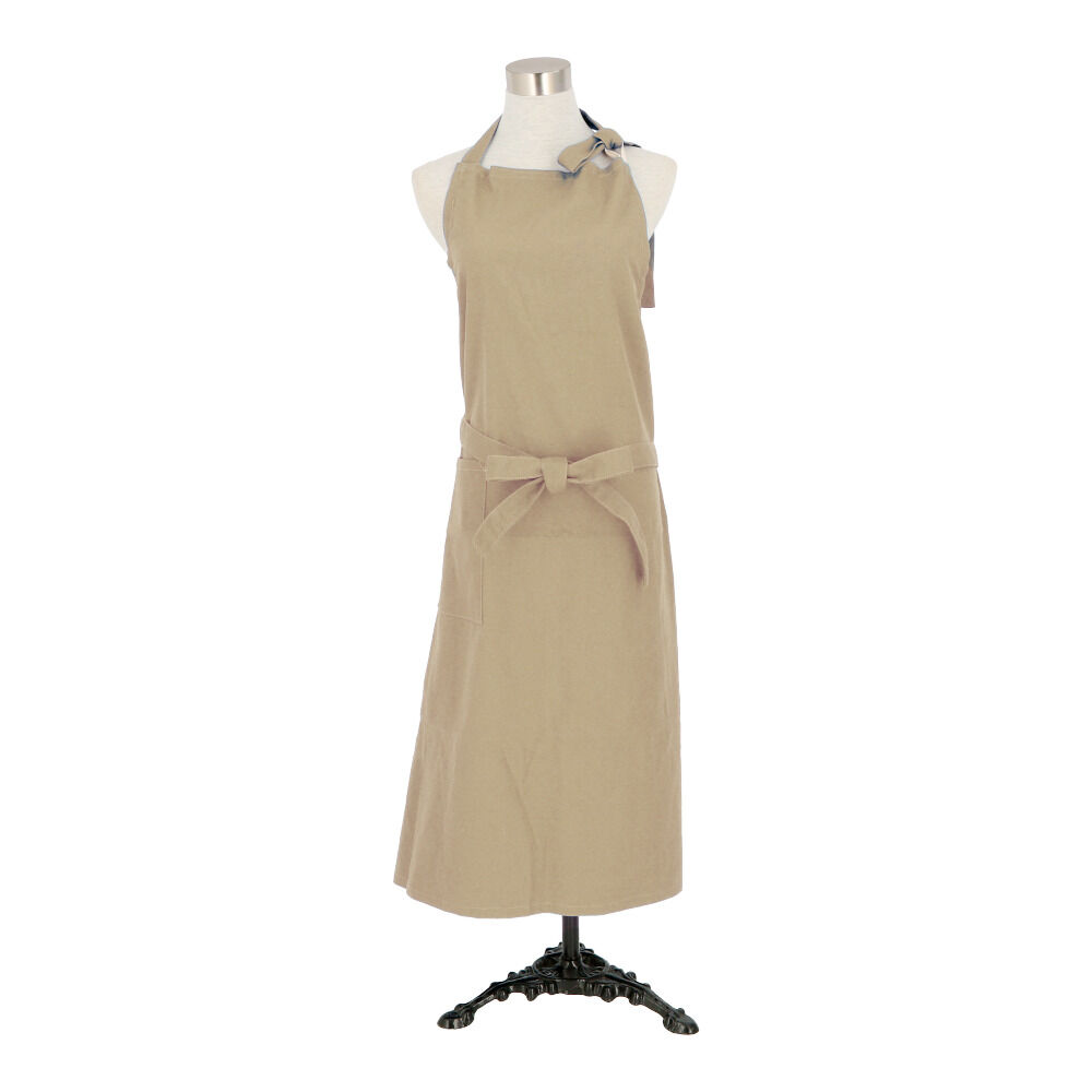 BACKYARD FAMILY「エプロン ロング丈 おしゃれ 通販 おしゃれ チェスト キャンバス カフェエプロン ワークエプロン」|その他|ベージュ1