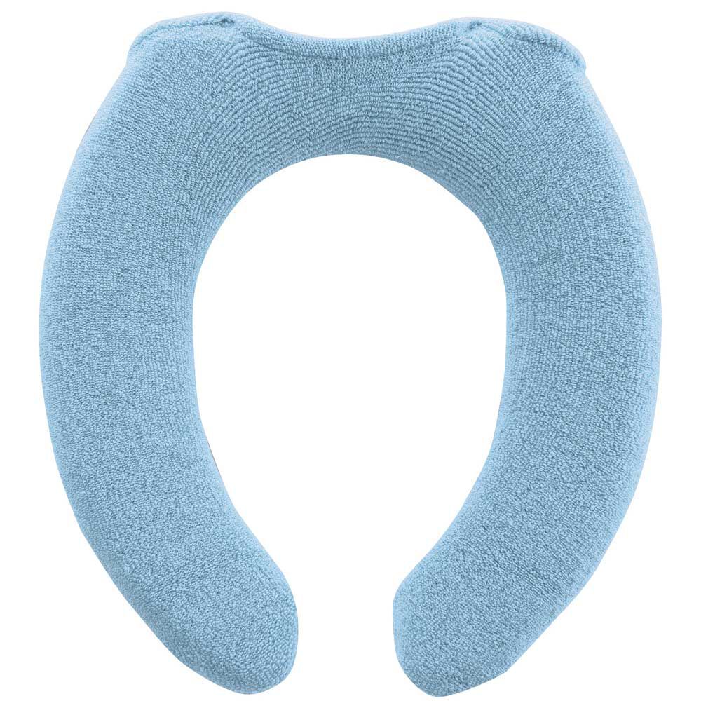 BACKYARD FAMILY「便座カバー U型 トイレカバー 通販 U型便座カバー トイレ便座カバー トイレ カバー 便座マット」|トイレタリー・ランドリーグッズ|ブルー2