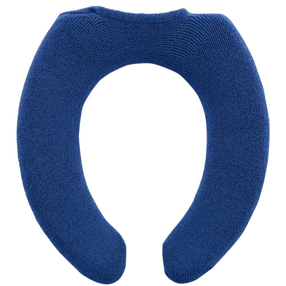 BACKYARD FAMILY「便座カバー U型 トイレカバー 通販 U型便座カバー トイレ便座カバー トイレ カバー 便座マット」|トイレタリー・ランドリーグッズ|ブルー3