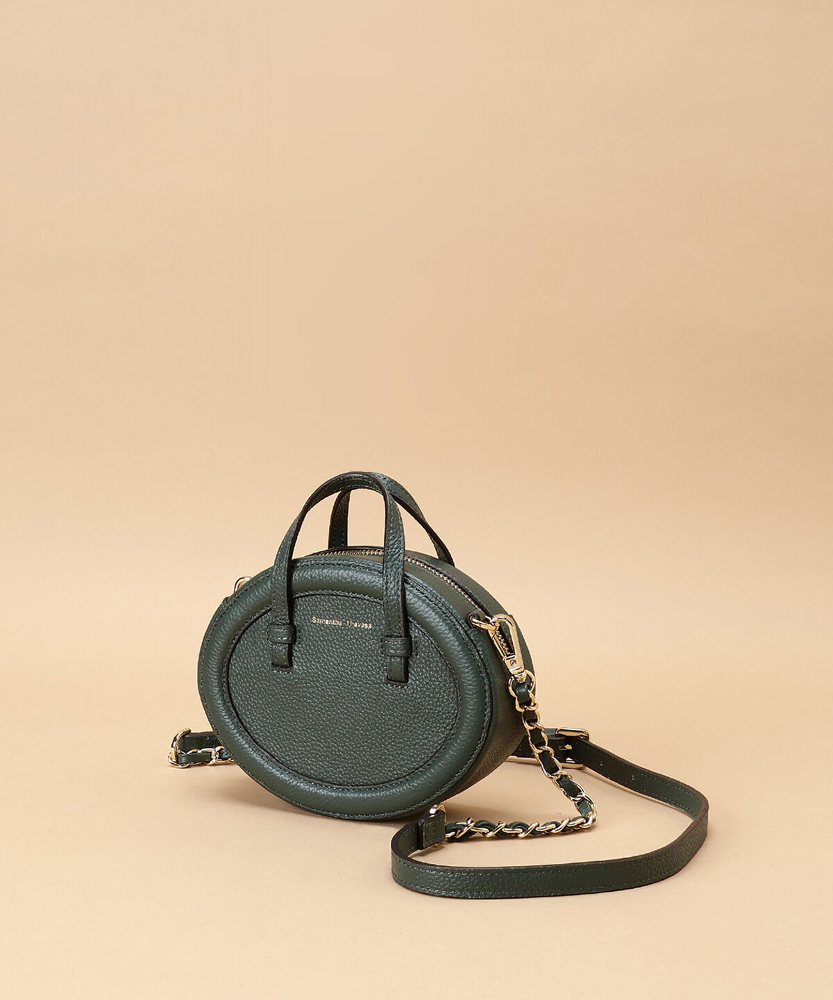 Samantha Thavasa「シンプルサークル型 レザーミニショルダーバッグ」|ショルダー・メッセンジャー|