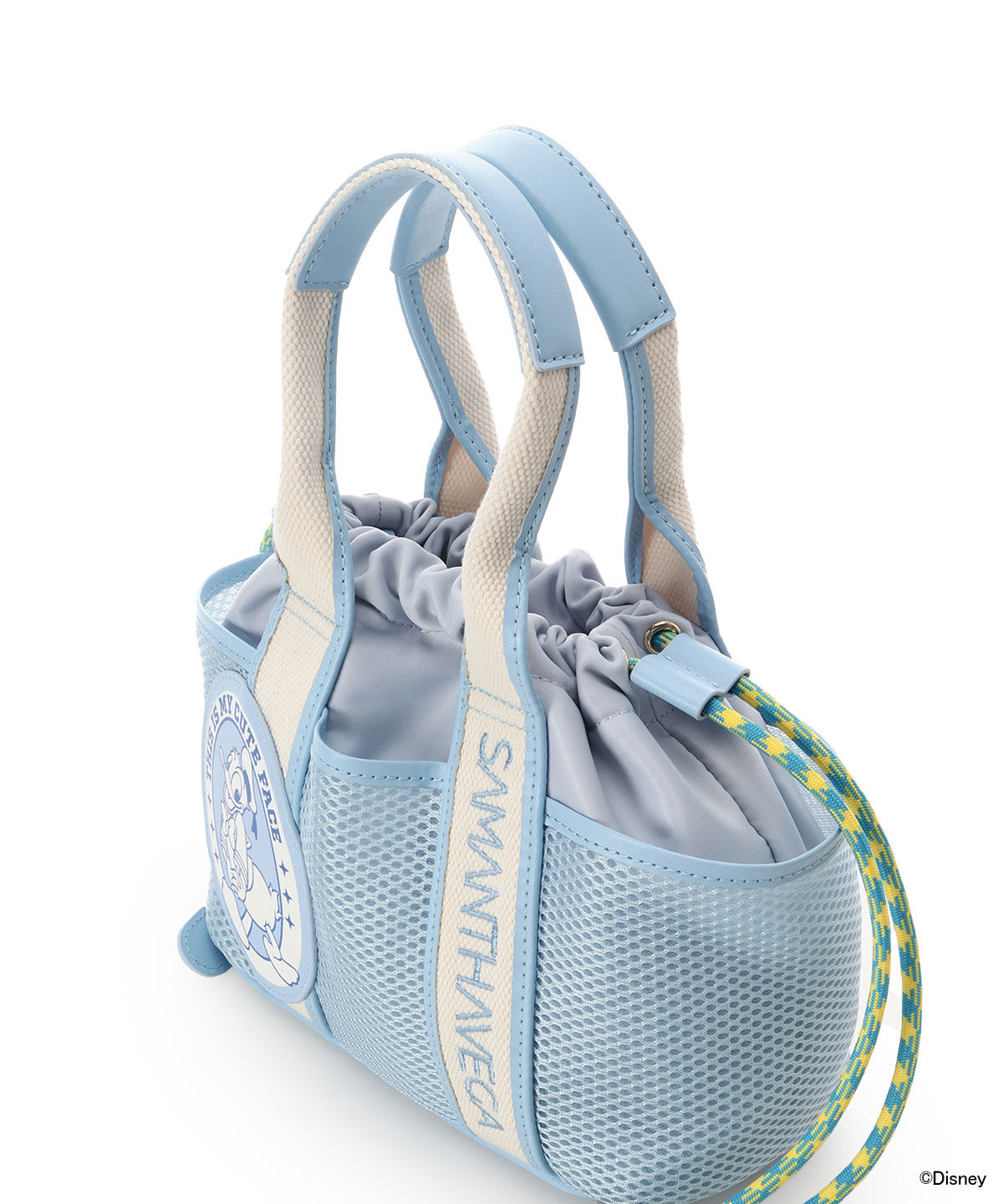 Samantha Vega「｢ﾐｯｷｰﾏｳｽ&ﾌﾚﾝｽﾞ｣ﾛｺﾞﾃｰﾌﾟﾊﾝﾄﾞﾊﾞｯｸﾞ(ﾄﾞ  」|ハンドバッグ|