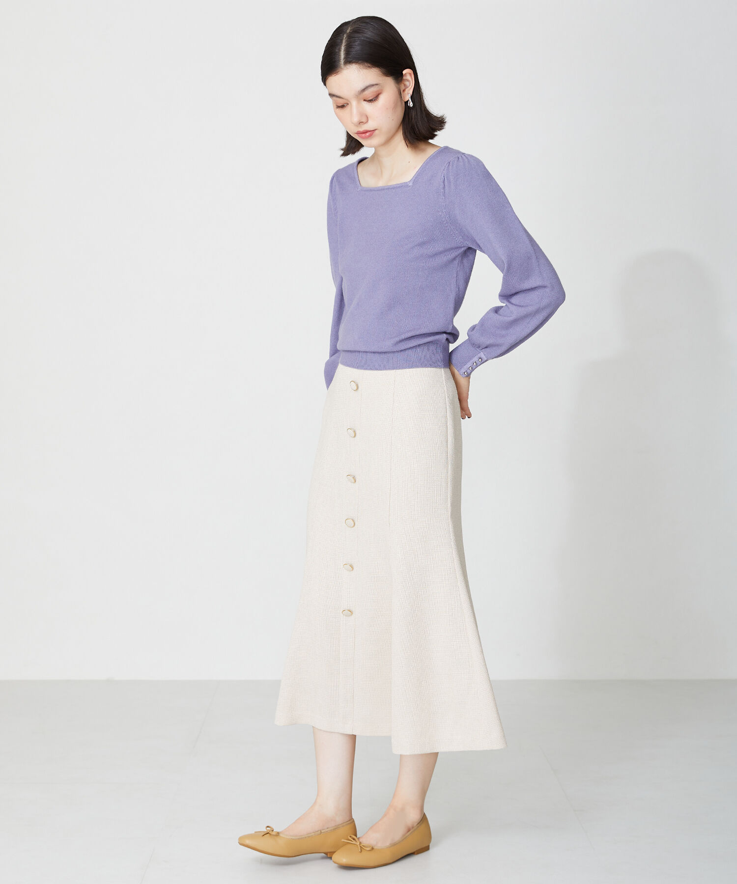 ORiental TRaffic「【跳べるパンプス/シリーズ累計１５０万足突破】 バレエシューズ /R-3208 厚手クッション フラット」|パンプス|