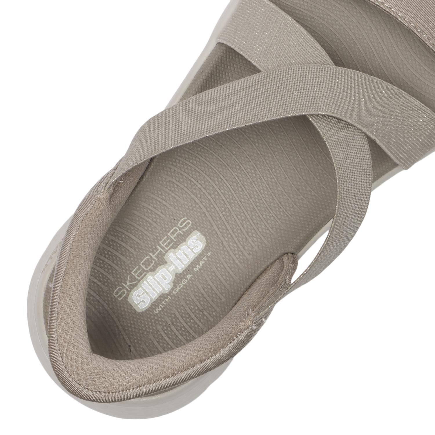 SKECHERS「【SKECHERS】GO WALK FLEX SANDAL - GLIMMER」|サンダル|
