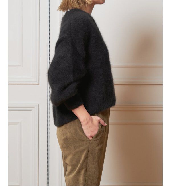 IENA LA BOUCLE ファーニットカーディガン　チャイニーズラクーン IENA LA BOUCLE ファーニットカーディガン（カーディガン/ボレロ