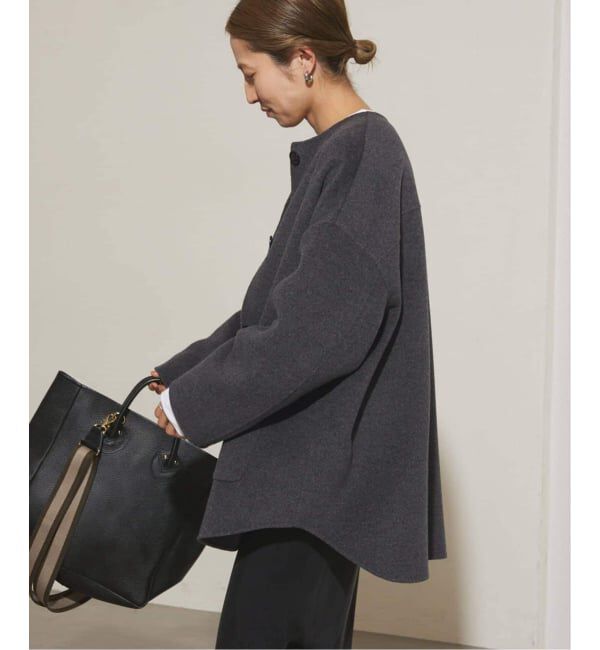 ≪WEB限定追加≫ハミルトンリバークルーネックコート（FRAMeWORK