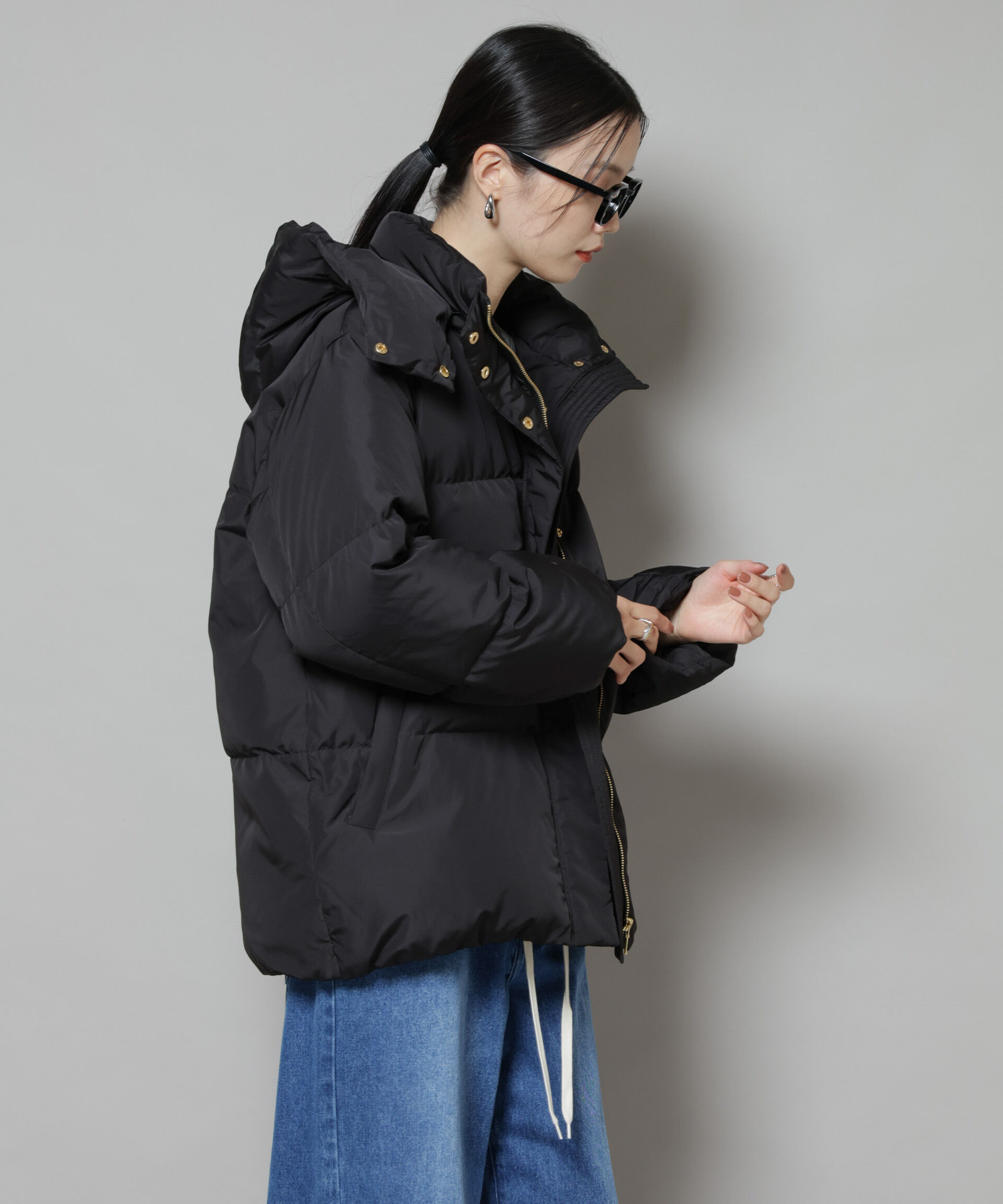 撥水加工 フードショートダウンコート（nano・universe）｜ルミネの