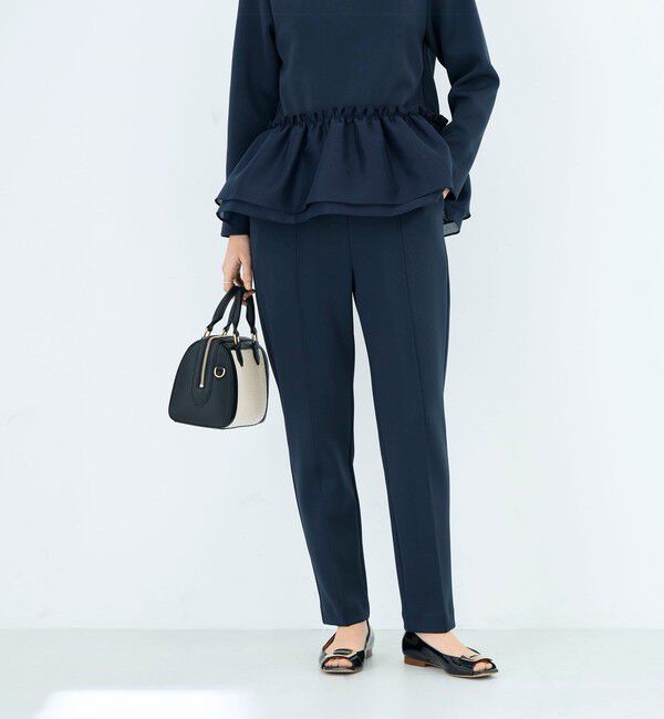 NOLLEY’S/《セットアップ対応》ウォッシャブルダンボールテーパードパンツ