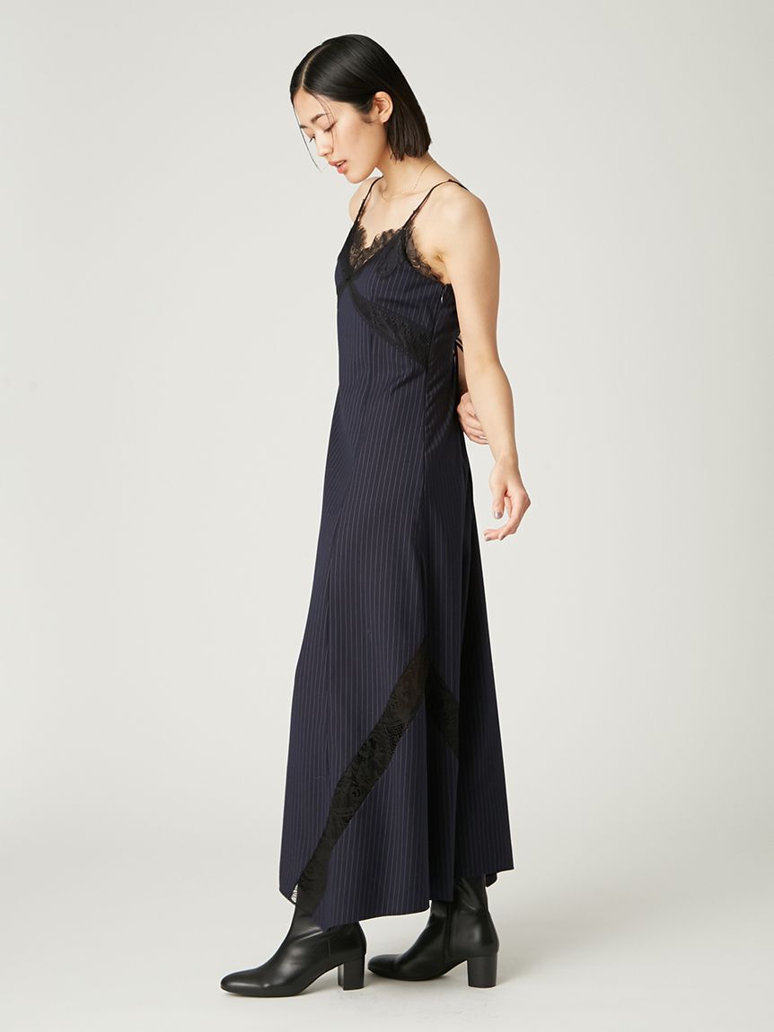 レーストリムスリップワンピース（FRAY I.D）｜ルミネのファッション