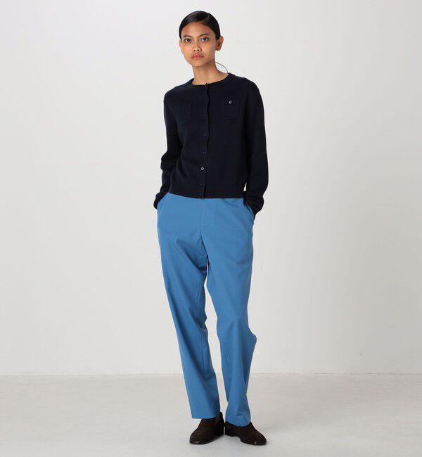 CABaN コットンカシミヤ クルーネックカーディガン - カーディガン最