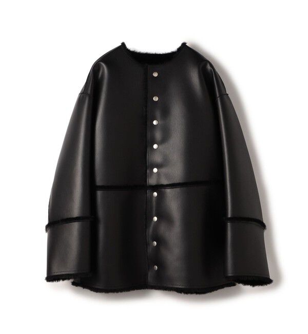 フェイクムートン リバーシブルショートコート（MACPHEE）｜ルミネの