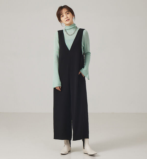 シアーモヘアリブタートルニット（qualite）｜ルミネのファッション