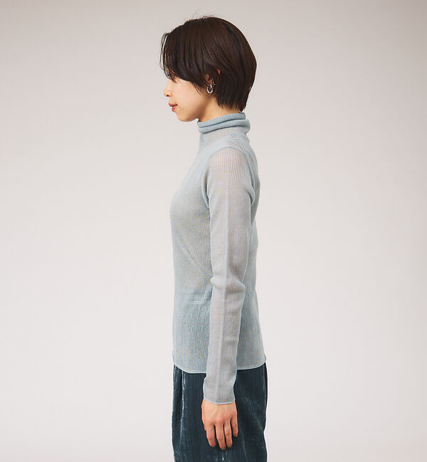 シャイニーリブニット（qualite）｜ルミネのファッション通販