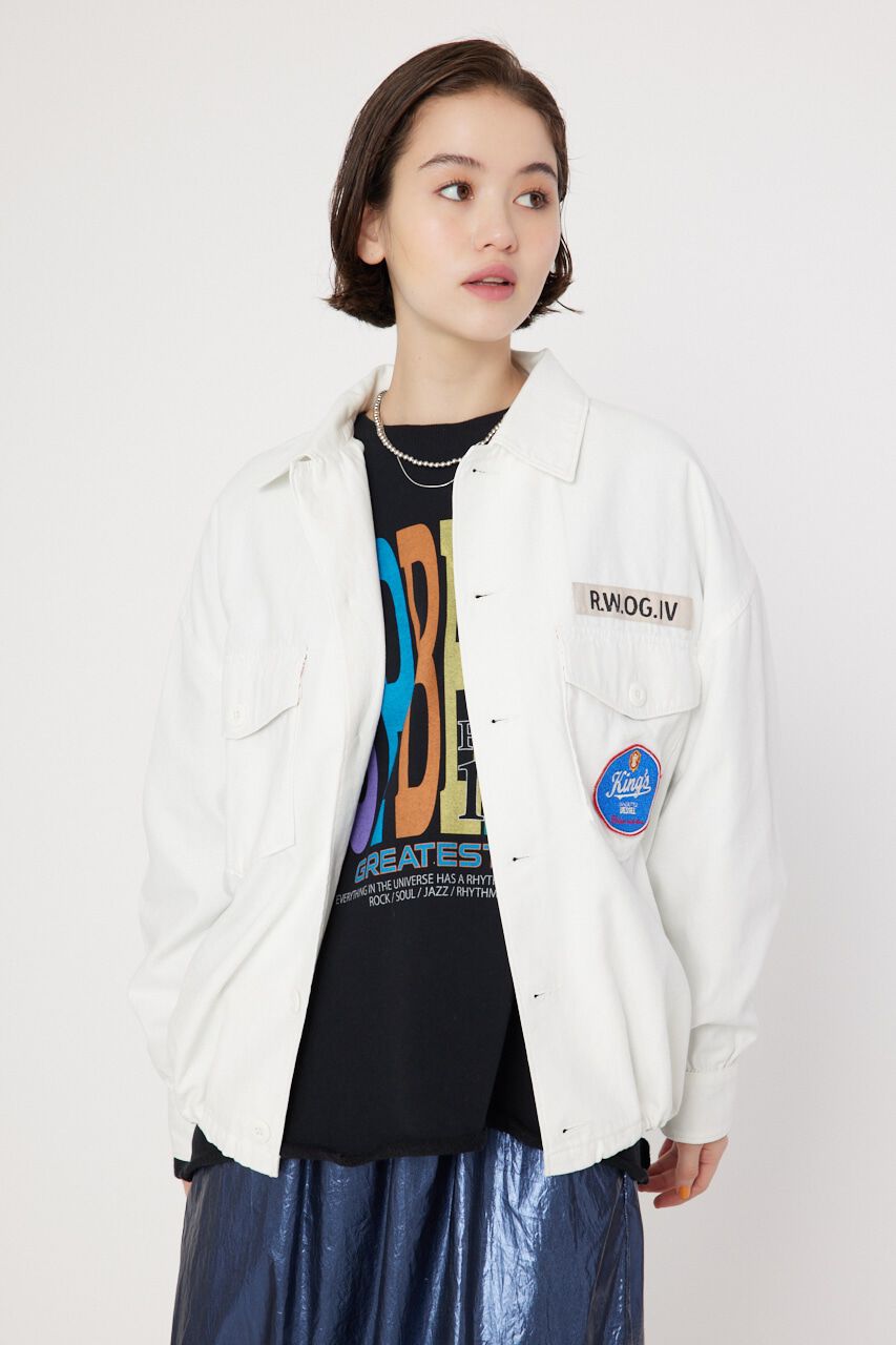 RODEO CROWNS「GOルーズファティーグシャツ」|その他|O/WHT1