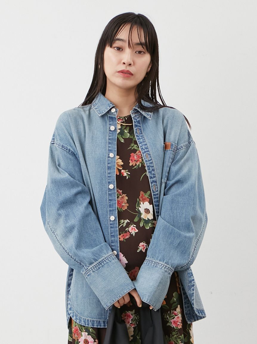 Mila Owen カーブヘムオーバーシャツ カーブヘムオーバーシャツ（Mila Owen）｜ルミネのファッション通販