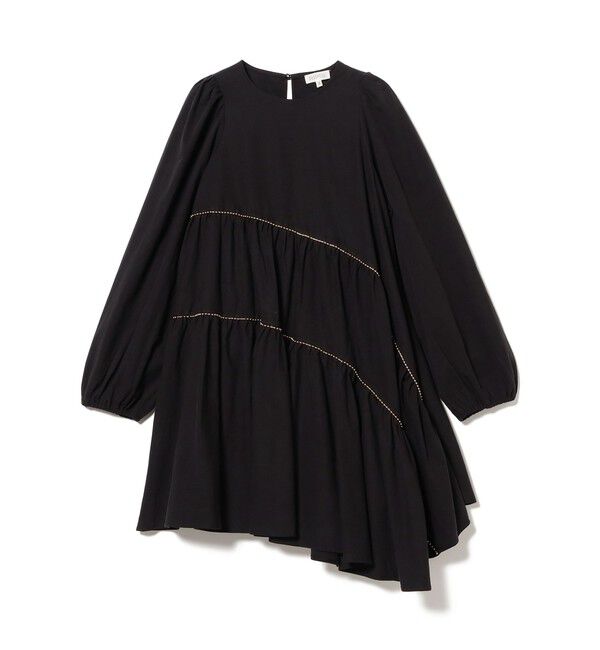 Ray BEAMS 「GHOSPELL / Angela Trim Mini Dress」|ワンピース|BLACK