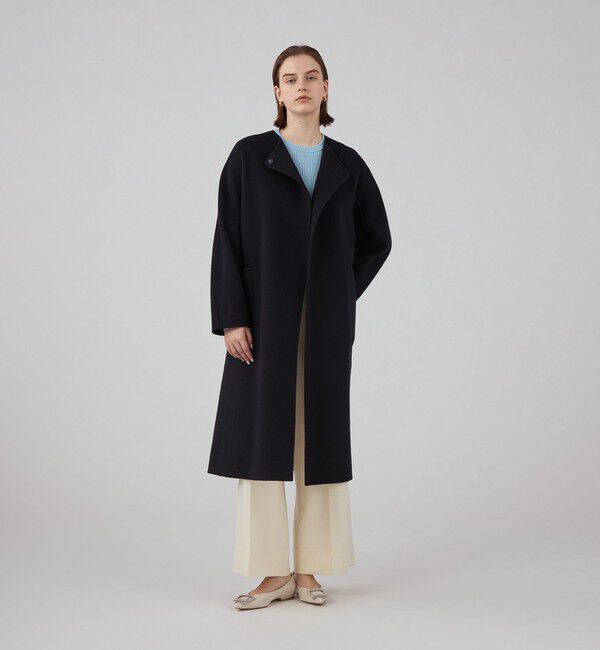 プレミアムウールリバー ノーカラーコート（Ballsey）｜ルミネの