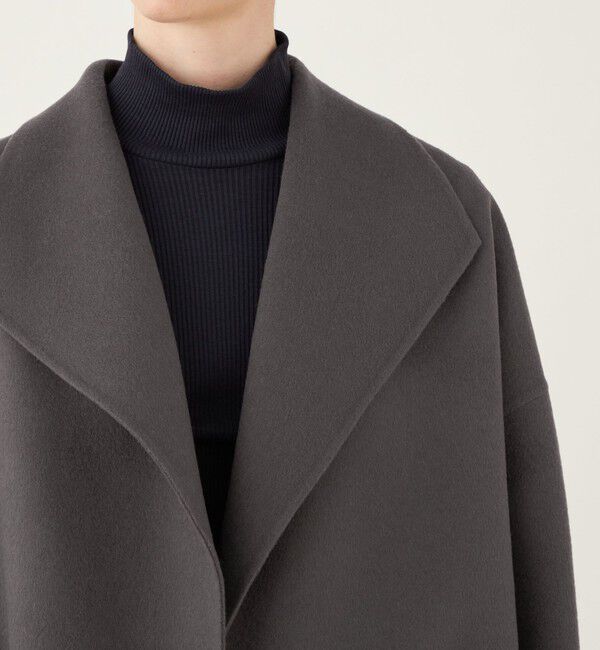 一部WEB限定】ダブルフェイスメルトンビーバー ショートコート（DES