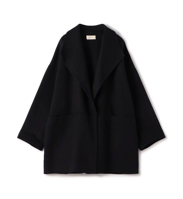 一部WEB限定】ダブルフェイスメルトンビーバー ショートコート（DES