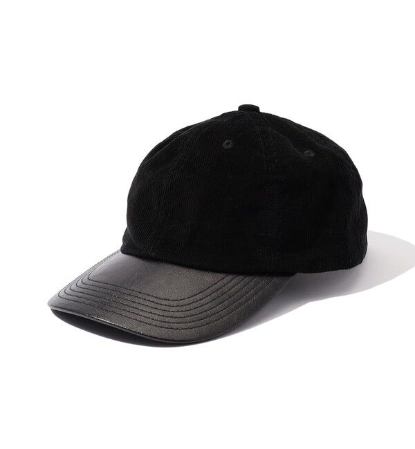 KIJIMA TAKAYUKI CORDUROY & FAUX LEATHER 6PANEL CAP（TOMORROWLAND
