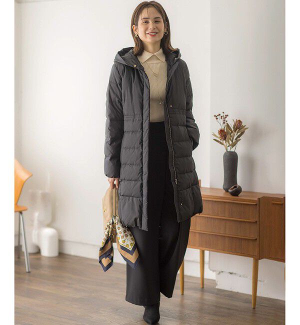 ライトタフタロングダウンコート（組曲）｜ルミネのファッション通販