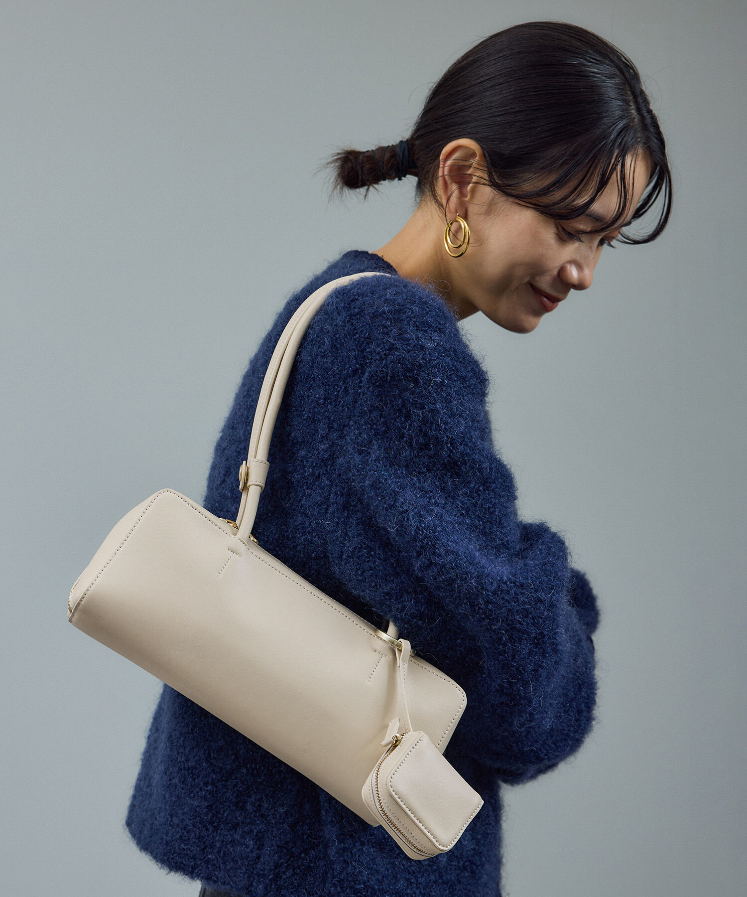 スプリットレザーワイドバッグ（SALON adam et rope'）｜ルミネの