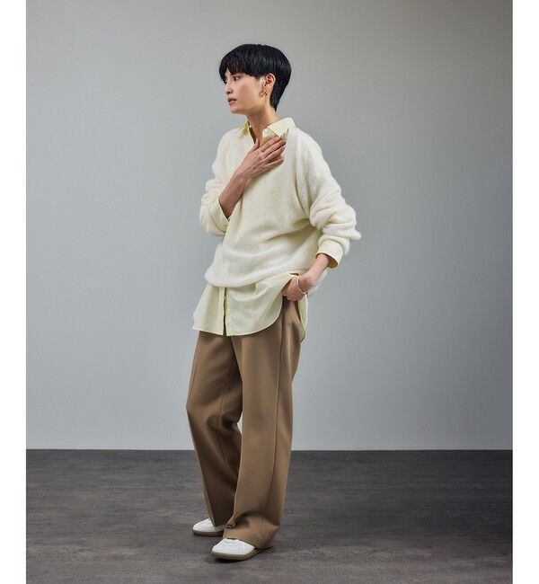 シアーアルパカウールニットプルオーバー（SALON adam et rope