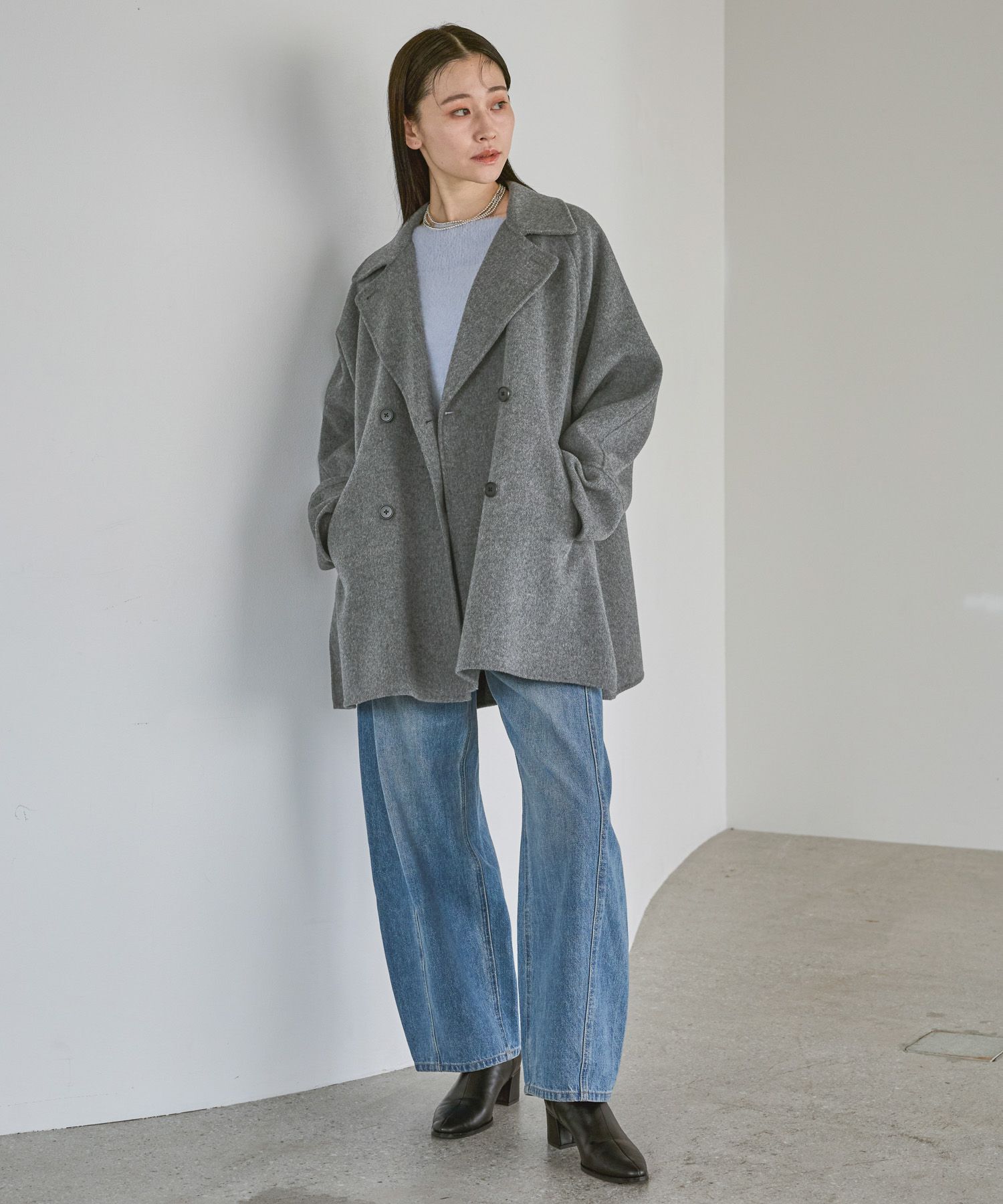 WEB限定】カシープミドルジャケットコート（A part by ）｜ルミネの