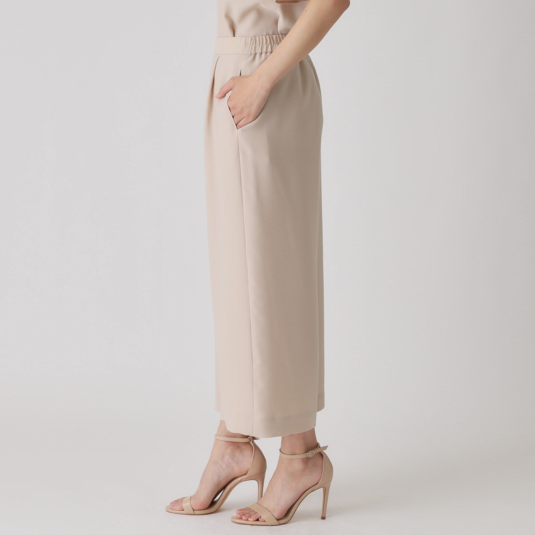 COUP DE CHANCE「【洗える／日本製】ウエストゴムワイドパンツ」|その他|