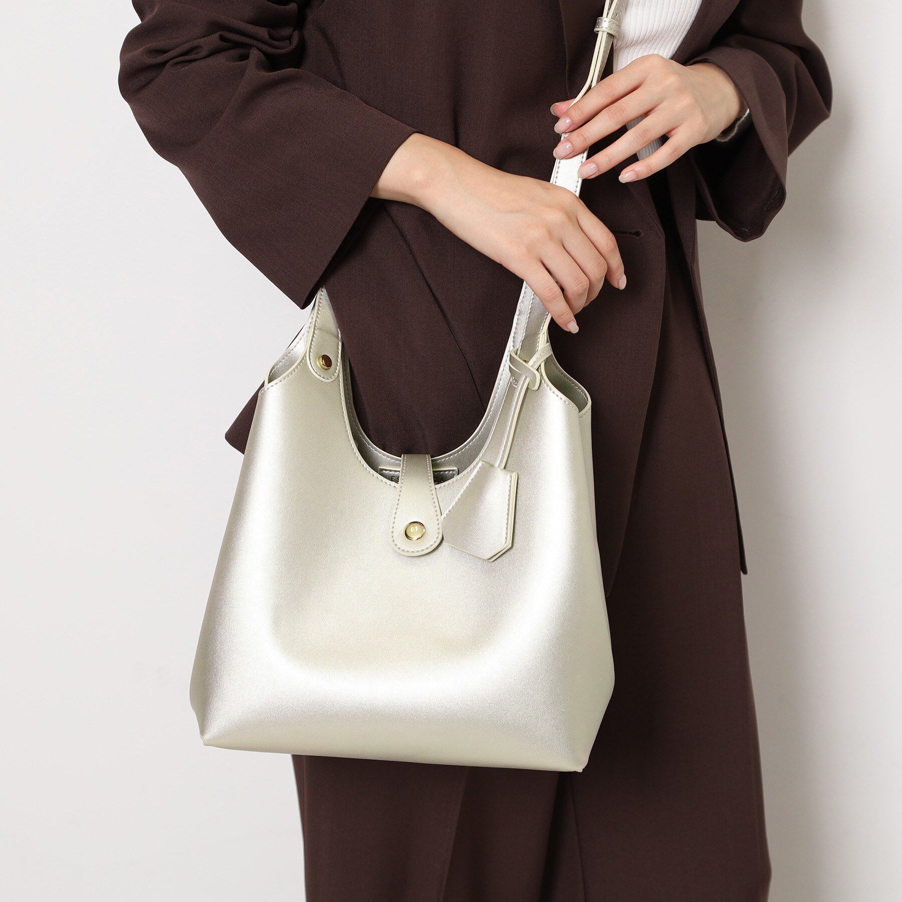 ESPERANZA「3WAYトートバッグ」|トートバッグ|シルバー(006)