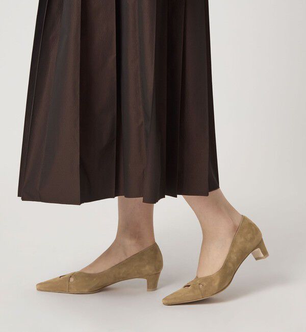 ODETTE E ODILE「ナロースクエアクロス パンプス40&darr;&uarr;」|パンプス|