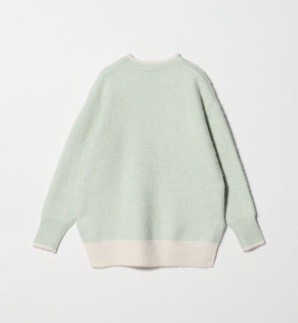 UNITED ARROWS「フォックスカシミヤ バイカラー クルーネックニット」|ニット・セーター|