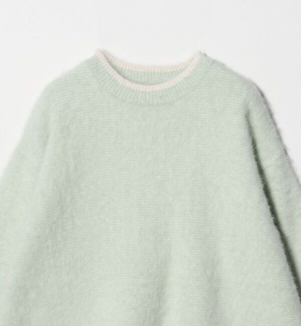 UNITED ARROWS「フォックスカシミヤ バイカラー クルーネックニット」|ニット・セーター|