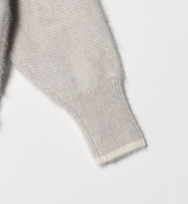 UNITED ARROWS「フォックスカシミヤ バイカラー クルーネックニット」|ニット・セーター|